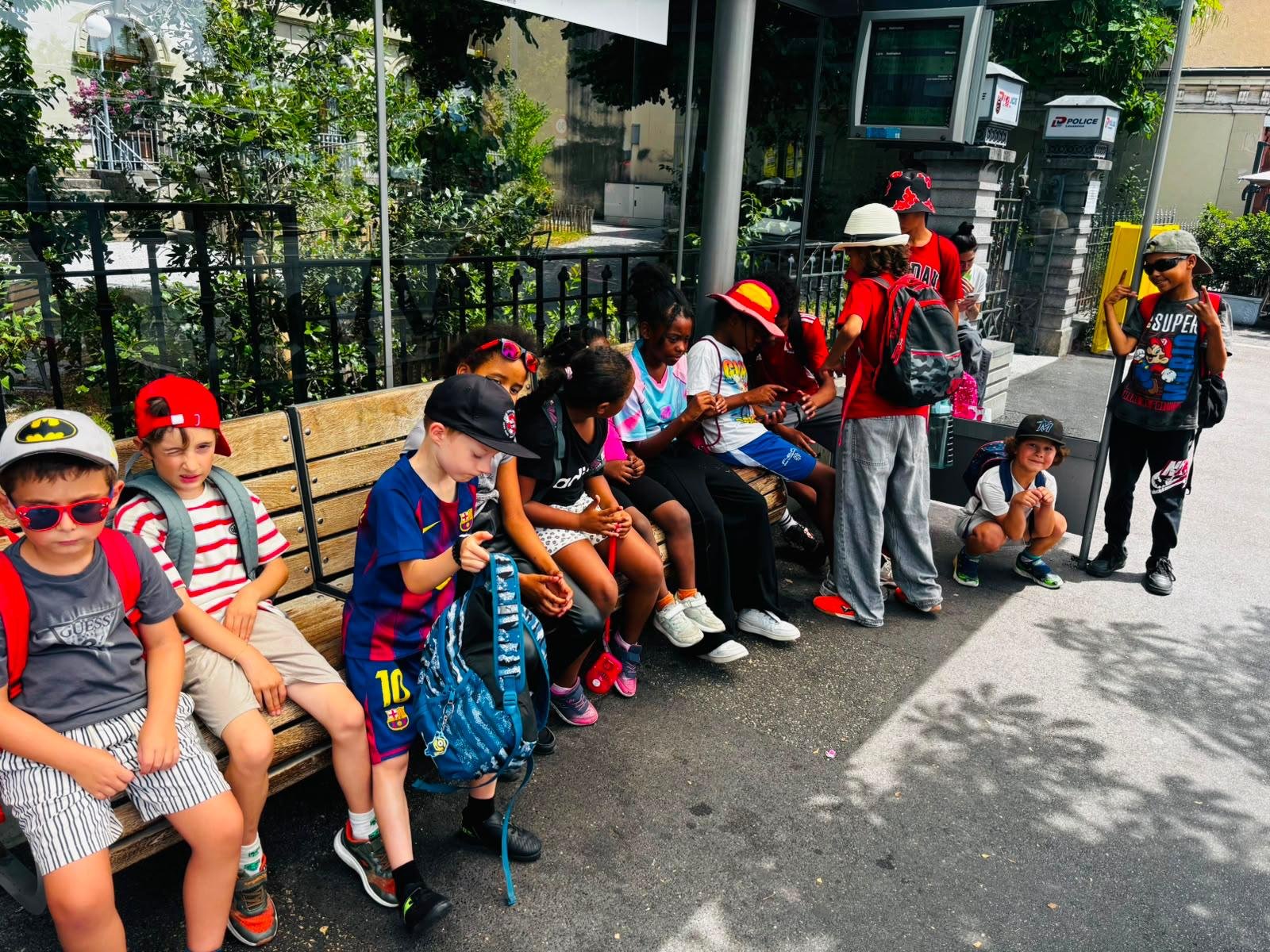 Le groupe du camp d'été 2026 en sortie